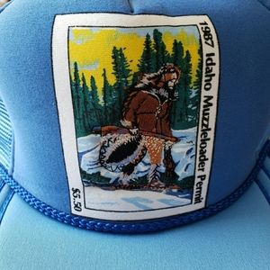 Vintage 1987 Idaho Muzzleloader Adjustable Hat